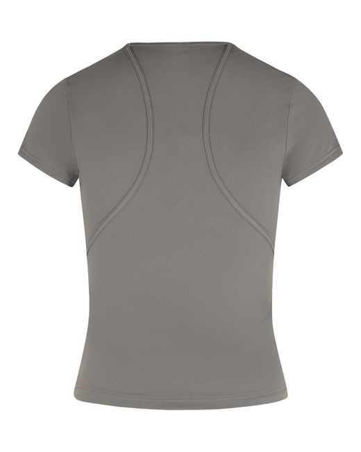 Adidas By Stella McCartney Gray 'Tpr' Polyamide Blend T-Shirt