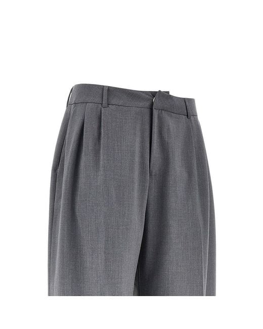 THESTROY Gray Wide-Leg 'Inno' Pants for men