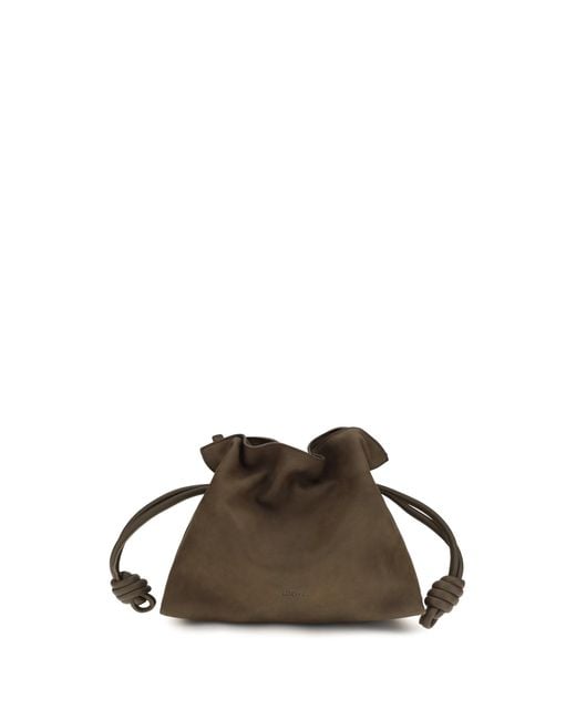 Loewe Brown Medium Flamenco Clutch