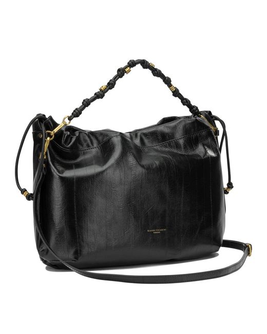 Gianni Chiarini Black Morgana Shoulder Bag