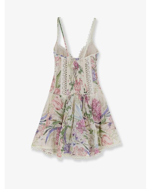 Charo Ruiz White Mini Dress Gardenia