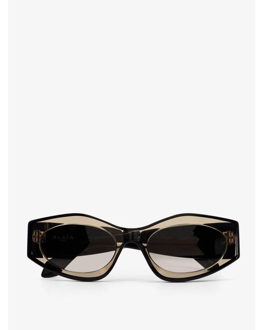 Alaïa Black Acetate Sunglasses