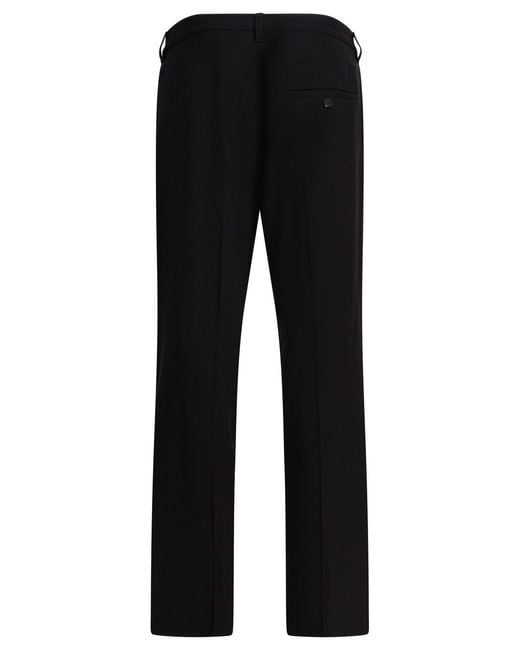 Balenciaga Black Wool Tailored Pants for men