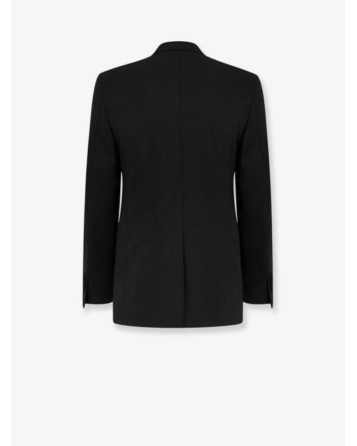Tom Ford Black Stretch Virgin Wool Tuxedo With Satin Profiles for men