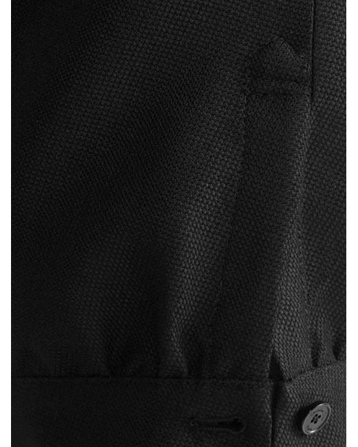 Dior Black Golf Virgin Wool Pants
