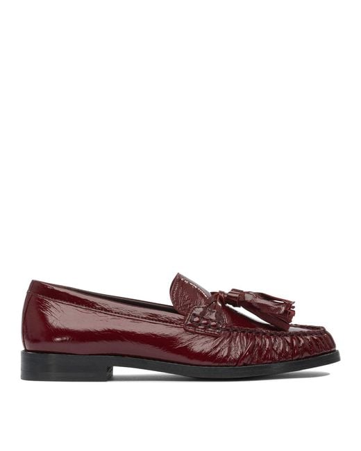 Alohas Brown Marietta Onix Leather Loafers