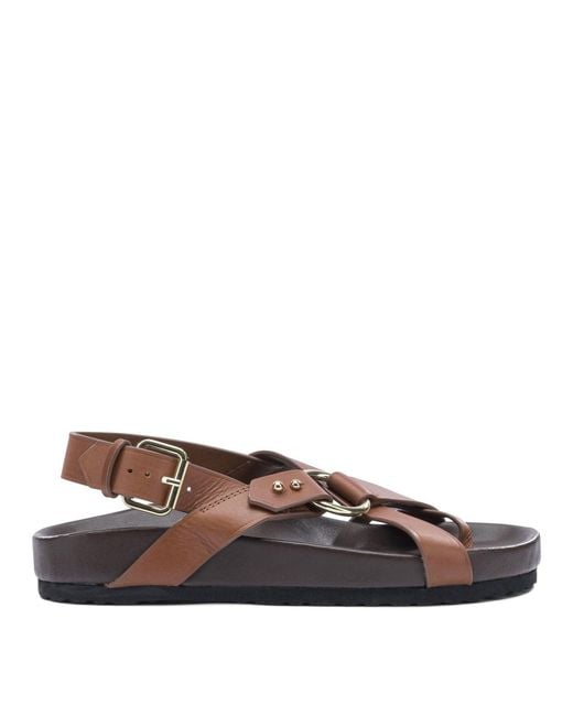 Soeur Brown Mexico Sandals
