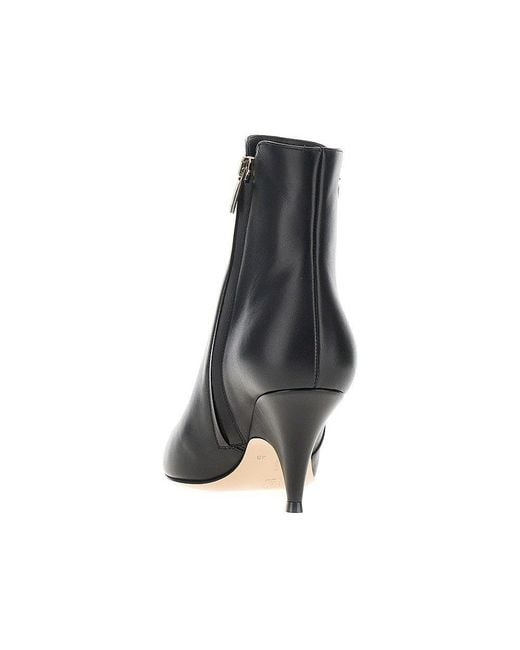 Gianvito Rossi Black 'Sofia' Leather Booties