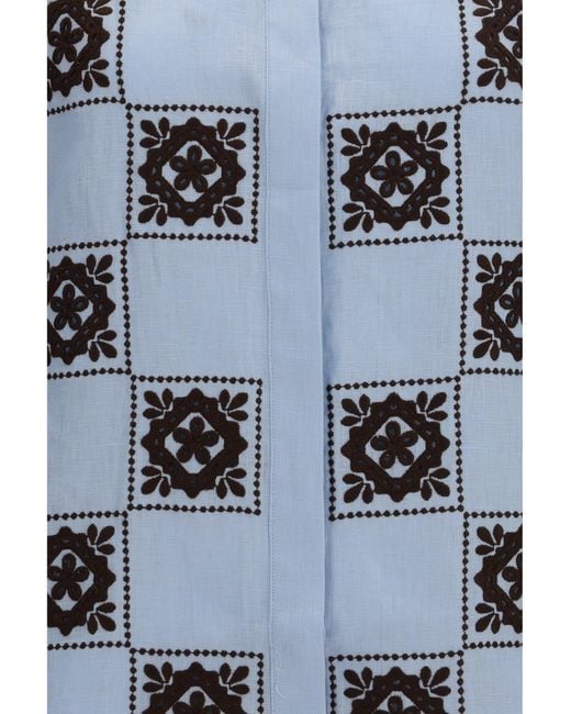 ALÉMAIS Blue Grace Shirt Pale