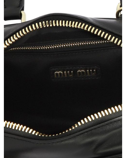 Miu Miu Black "Arcadie" Small Handbag