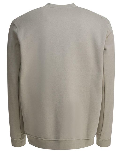 Arc'teryx Gray Fleece "Emblem" Crewneck Sweatshirt for men