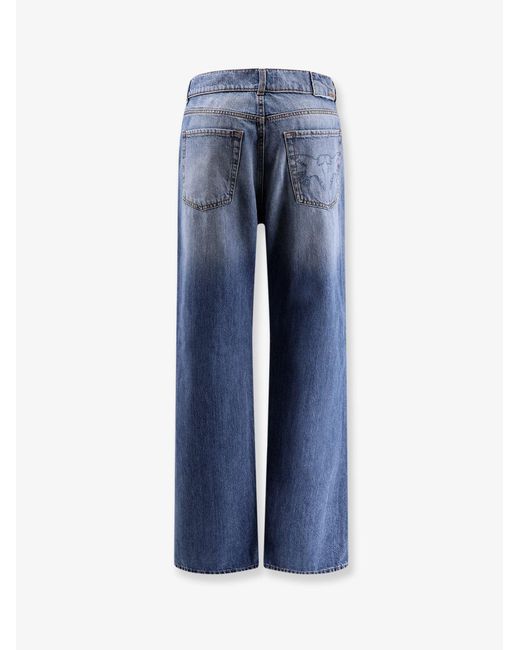 Pinko Blue Wanda Wide Leg Jeans
