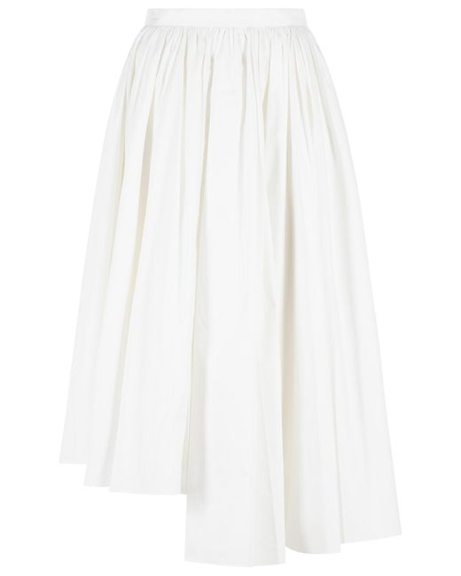 Self-Portrait White Self Portrait Midi Skirt