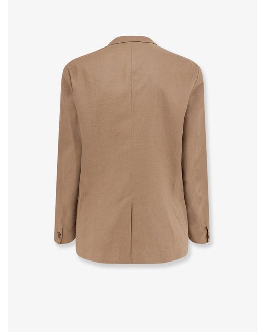 Hevò Natural Galatina Viscose And Linen Suit for men