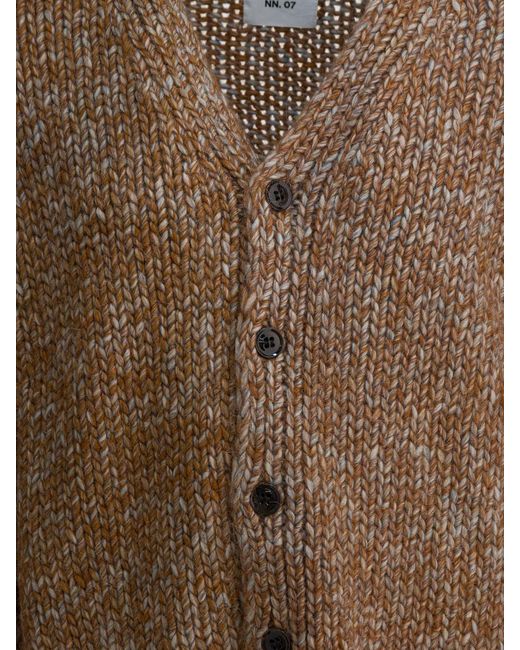 NN07 Brown Wool Alpaca Blend Knitwear for men