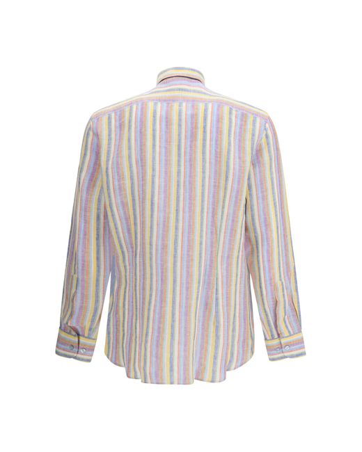 Etro White Roma Logo Shirt for men