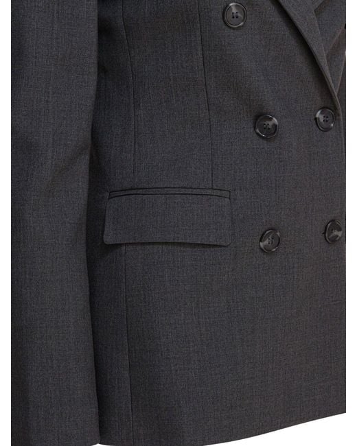 Semler Black Balzer Double-Breasted Jackets And Coats