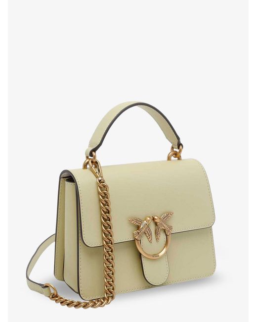 Pinko Metallic Crossbody Bag Love One