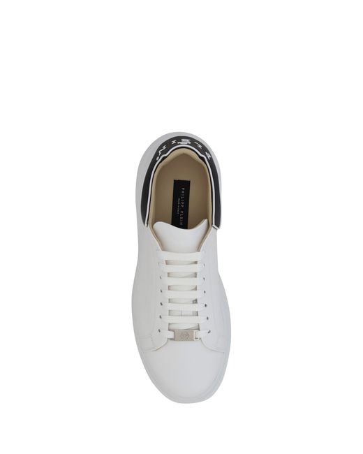 Philipp Plein White Sneakers Leather for men