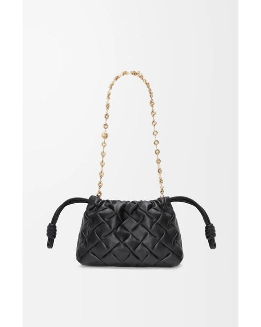 Loewe Black "Flamenco Purse" Small Handbag