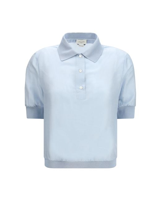 Jacob Cohen Blue Short-Sleeve Blouse