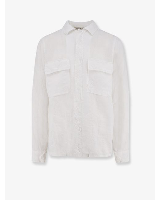 Aspesi White Shirt Ri-Capa