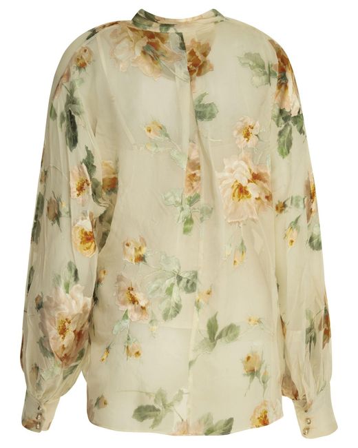 Zimmermann Metallic "Carousel" Blouse