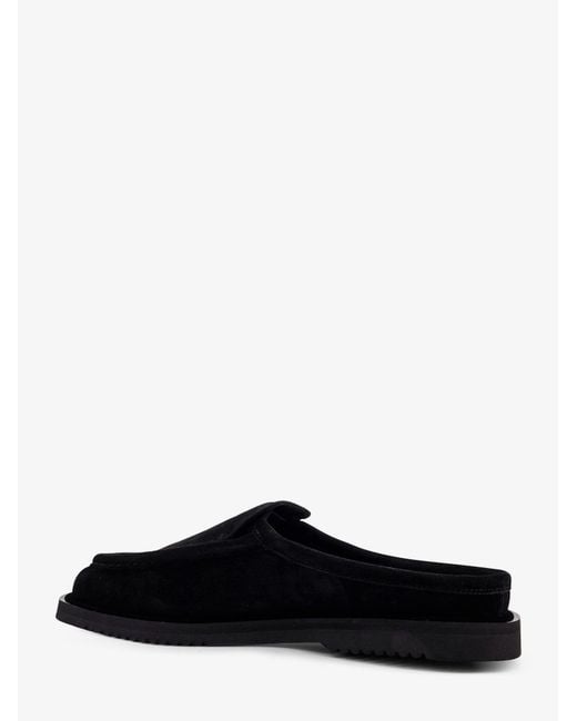 Reference Black The Canoa Resort Suede Sabot for men