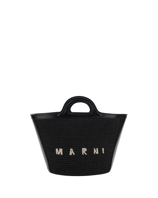 Marni Black Tropicalia Bucket Bag