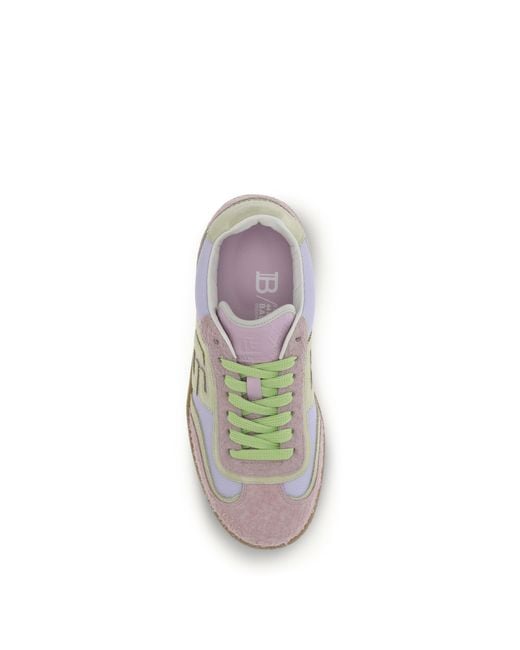 Balmain White Swan Sneakers