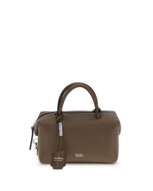 Women's Brown Holdall Leather Handbag
