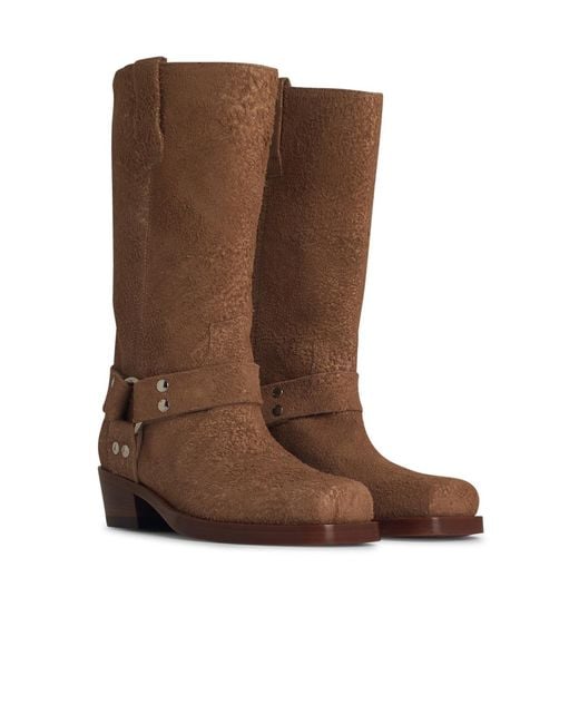 Paris Texas Brown 'Roxy' Suede Boots