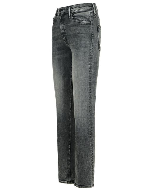 Mother Gray Twister Cotton Jeans