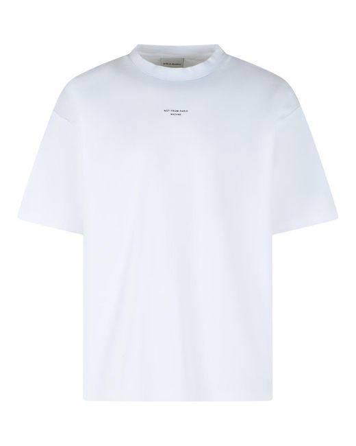 Drole de Monsieur White Polo Shirt for men
