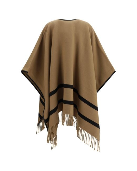 Max Mara Multicolor Aris Wool Poncho
