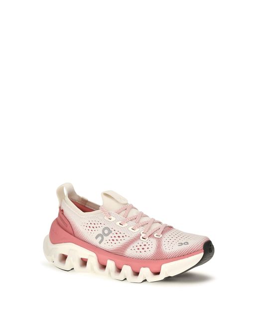 On Shoes Pink Cloud X Tempo Sneakers Ivory Camellia