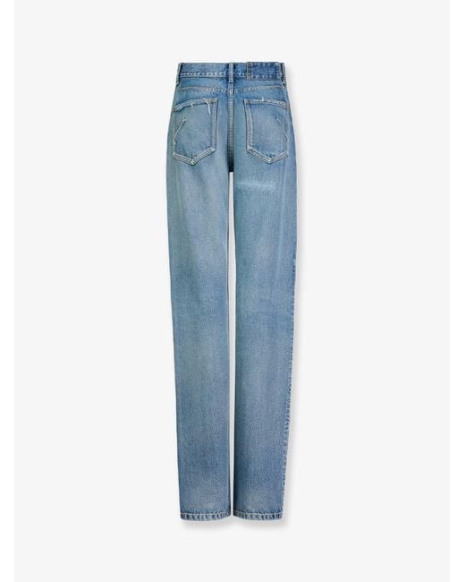 Alaïa Blue Denim Jeans