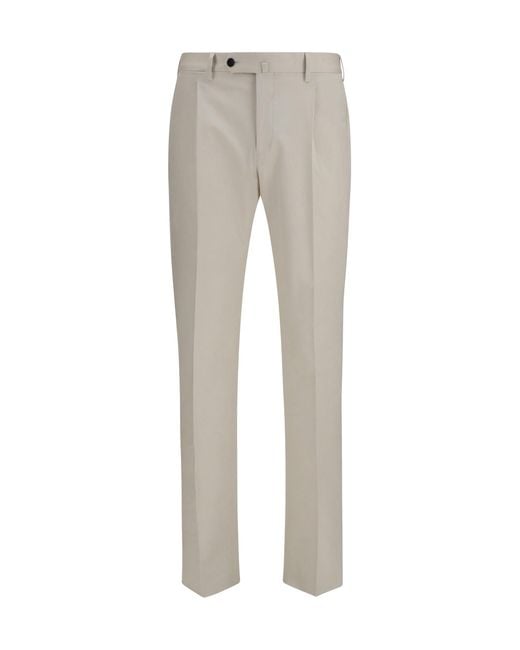 Germano Gray Tailored Wool Pants Color 092 for men