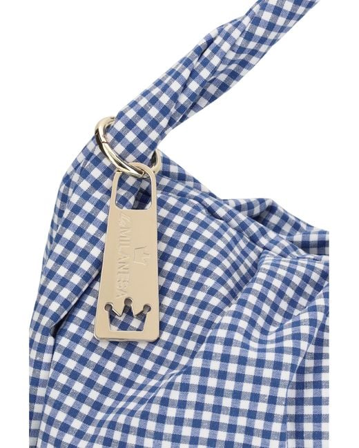La Milanesa Blue Shoulder Bag Aralia