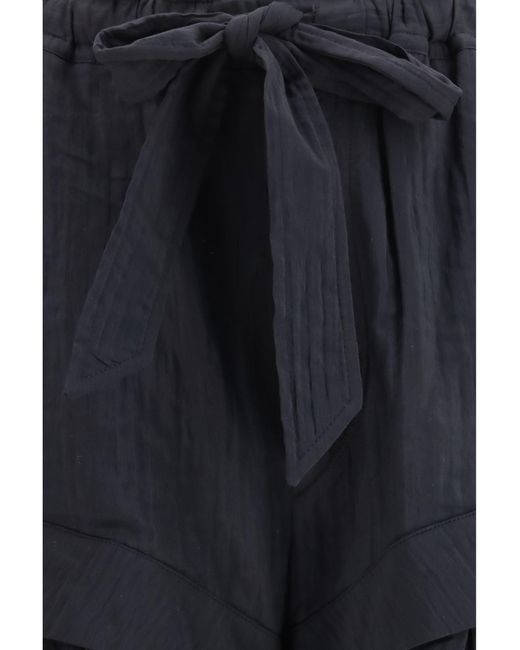 Isabel Marant Blue Marant Etoile Viscose And Cotton Shorts
