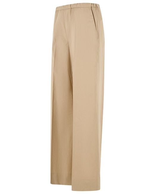 Moncler Natural Cotton Pants