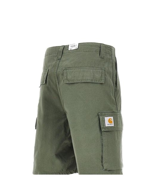 Carhartt Green 'Kade' Cargo Shorts for men