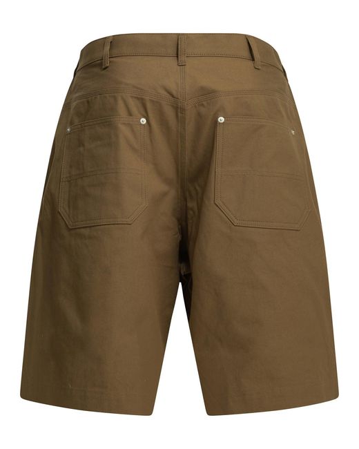 Comme des Garçons Green Formal Cotton Shorts