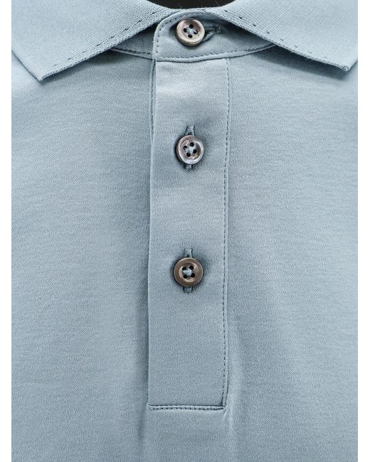 Boss Blue Perry Cotton Polo Shirt for men