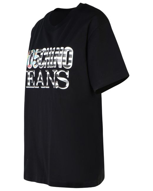 Moschino Black Cotton T-Shirt