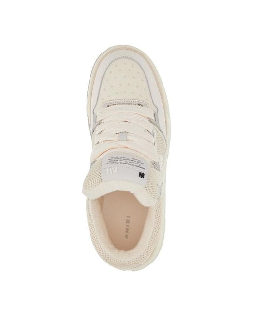 Amiri Natural Leather And Mesh Ma-1 Sneakers for men