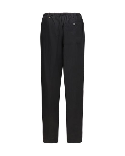 Dries Van Noten Black Penny Pants for men
