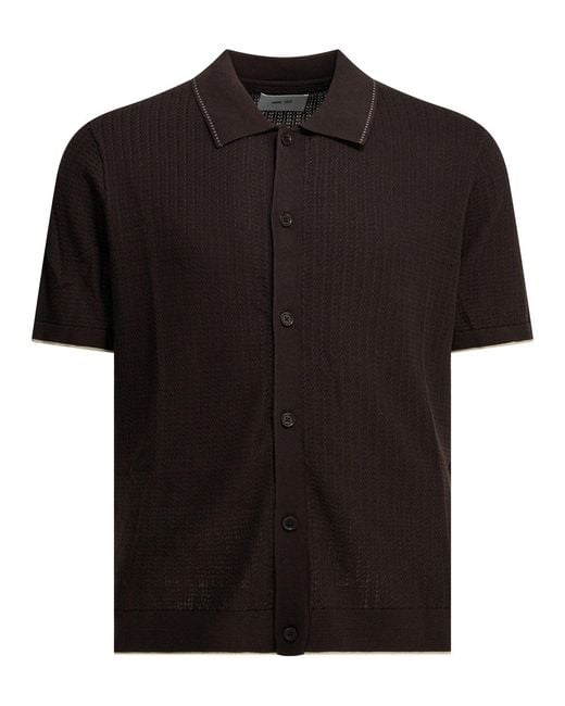 NN07 Black Nalo Knitwear Brown for men