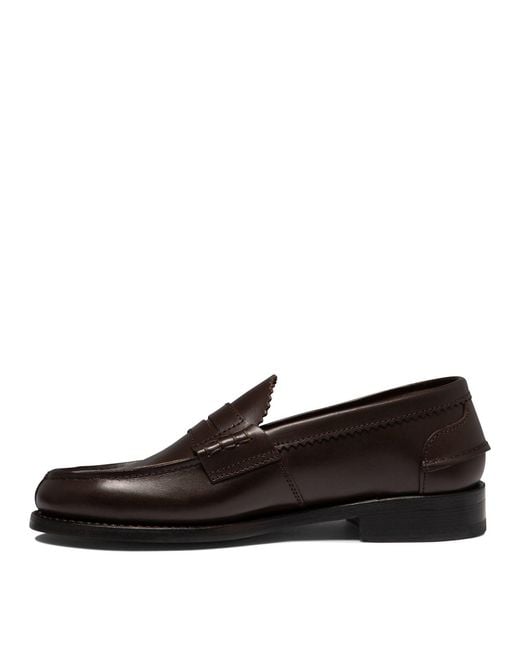 Saxone Of Scotland Black Arran Loafers & Slippers for men