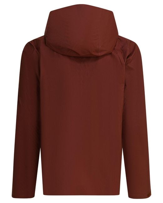 Patagonia Red "Granite Crest Rain Jacket" Technical Jacket
